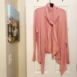 New DKNY Jeans Soft Wrap Lightweight Knit Cardigan